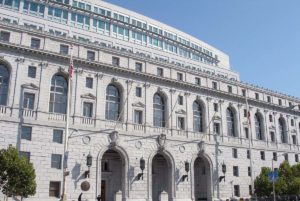 The Earl Warren Building and Courthouse in San Francisco